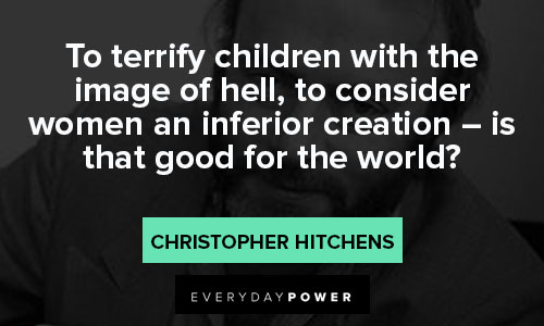 Christopher Hitchens quotes about children