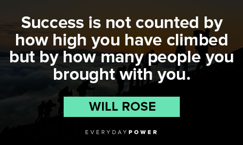 Climbing quotes about success