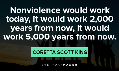Random Coretta Scott King quotes