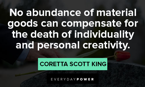 Coretta Scott King quotes about abundance