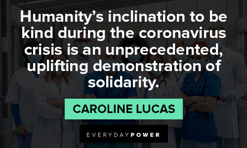 coronavirus quotes about humanity