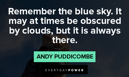 coronavirus quotes on blue sky