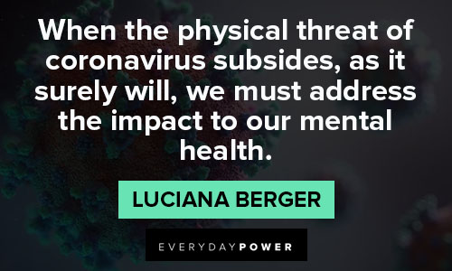 coronavirus quotes on mental health