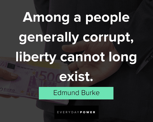 corruption quotes for Instagram