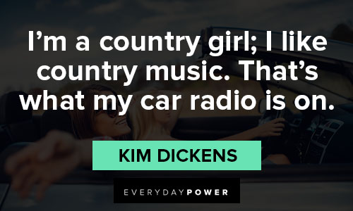country girl quotes about music