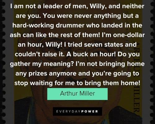 Other Death of a Salesman quotes