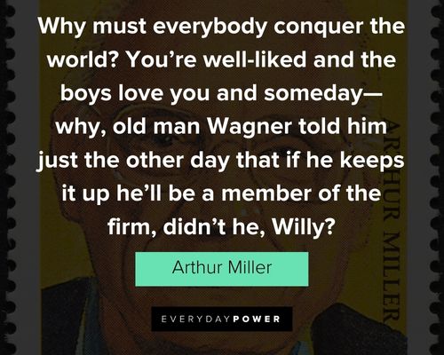 Unique Death of a Salesman quotes