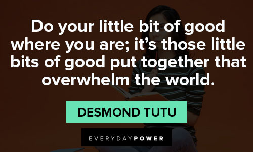 Desmond Tutu quotes about world