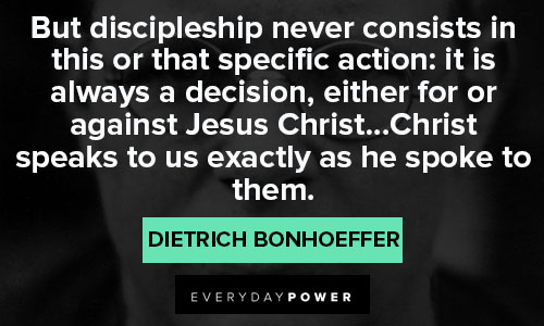 Inspirational Dietrich Bonhoeffer quotes