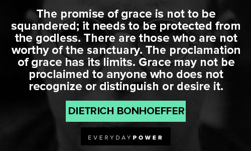 Dietrich Bonhoeffer quotes that promise