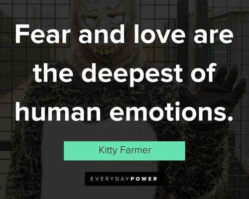 Donnie Darko quotes about fear and love are the deepest of human emotions