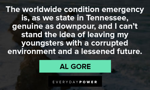 environment quotes about worldwide condition emergency