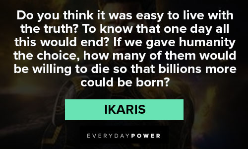 Eternals quotes on born
