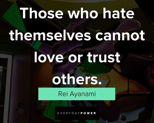 Evangelion quotes from Rei Ayanami