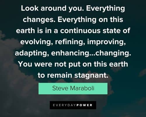 Evolve quotes to inspire growth and change