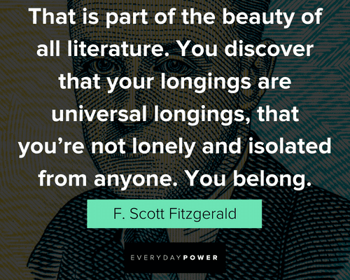 More F. Scott Fitzgerald quotes