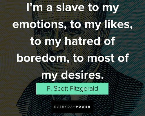 F. Scott Fitzgerald quotes and sayings