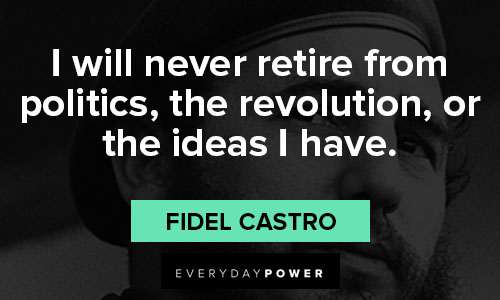 Random Fidel Castro quotes