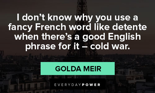french quotes on cold war