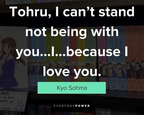 Relatable Fruits Basket quotes