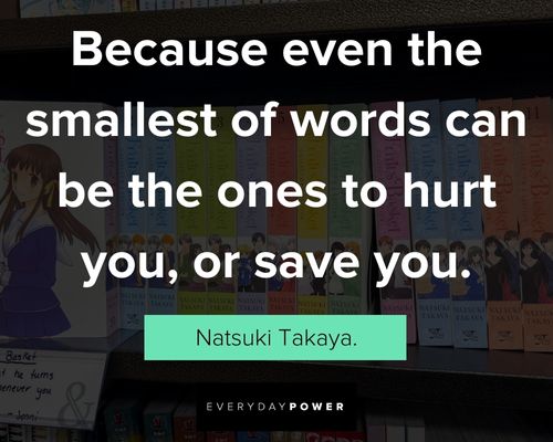 Motivational Fruits Basket quotes