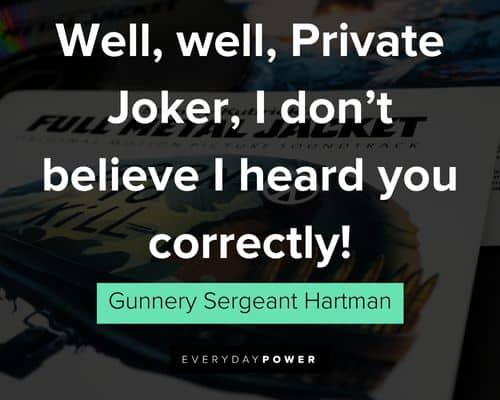 Full Metal Jacket quotes to helping others