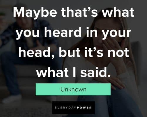 Special gaslighting quotes