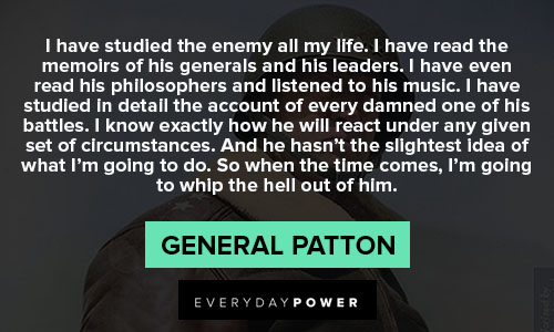 General Patton quotes on life