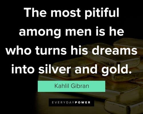 Cool gold quotes