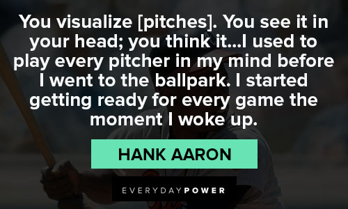 Hank Aaron quotes for visualize