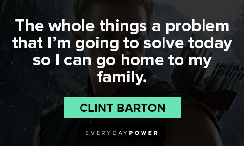 Hawkeye quotes for family