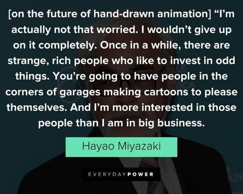 special hayao miyazaki quotes