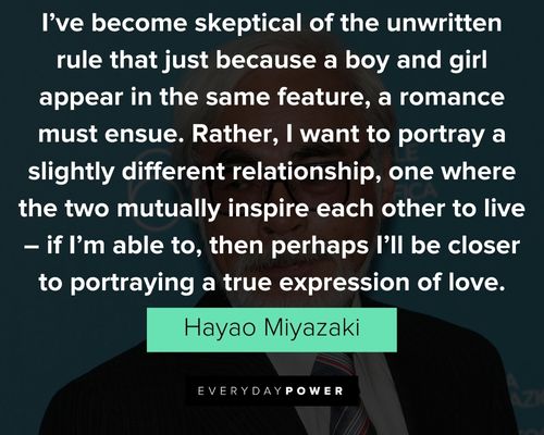 random hayao miyazaki quotes