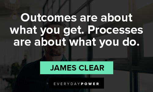 Wise james clear quotes