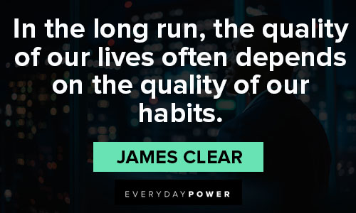 james clear quotes on run