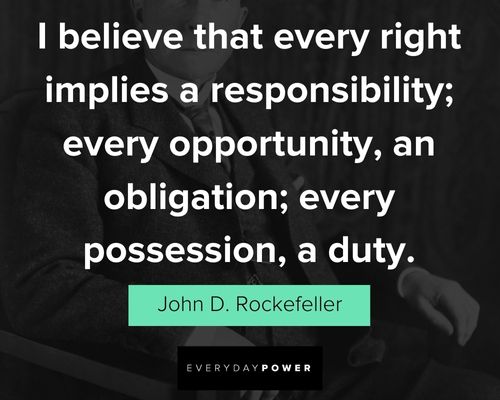 Quotes and saying John D Rockefeller Quotes