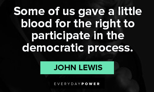 John Lewis quotes on the results of activism