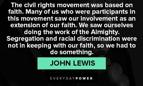 John Lewis Quotes that civil