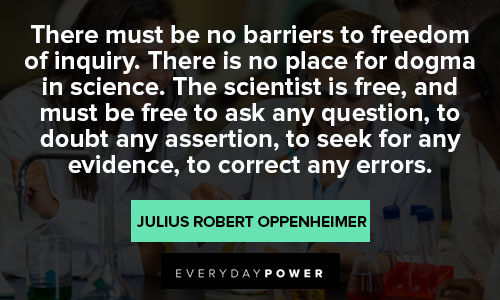 Julius Robert Oppenheimer quotes about learning