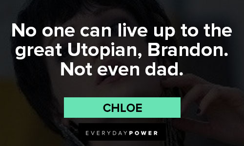 Jupiter’s Legacy quotes on no one can live up to the great utopian, brandon. not even dad