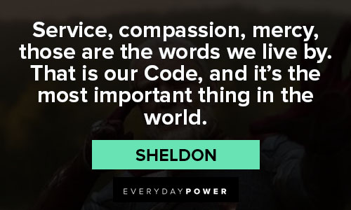 Jupiter’s Legacy quotes on service, compassion, mercy, those are the words we live by