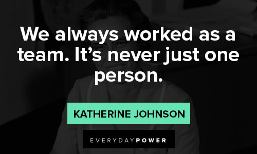 Katherine Johnson quotes about person