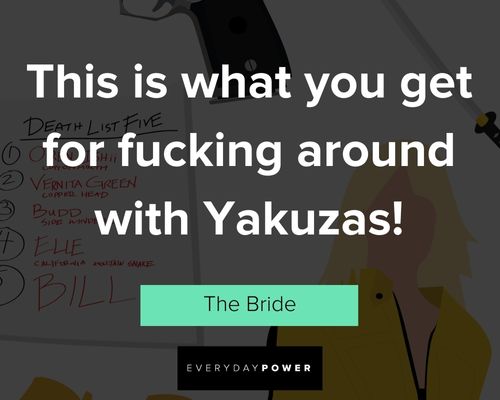 Inspirational Kill Bill quotes