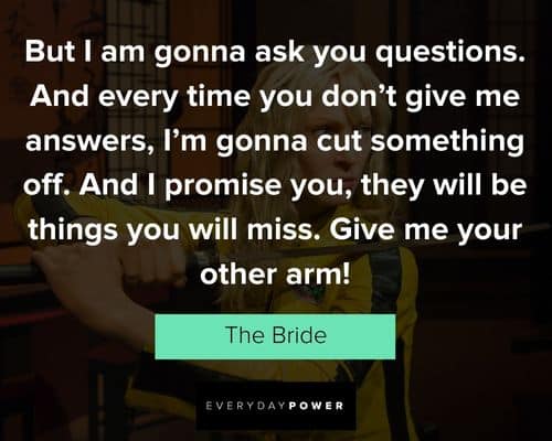 Kill Bill quotes to motivate you