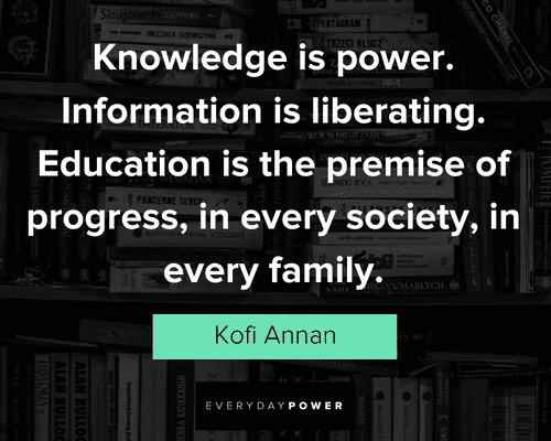 knowledge quotes about education