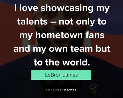 Lebron James quotes to helping others