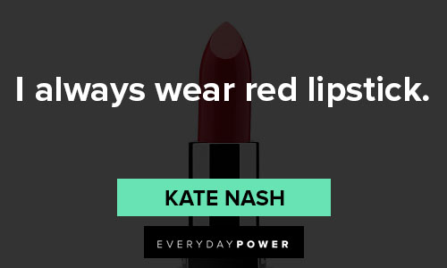 Red lipstick quotes