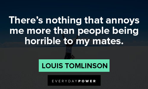 louis tomlinson quotes about horrible