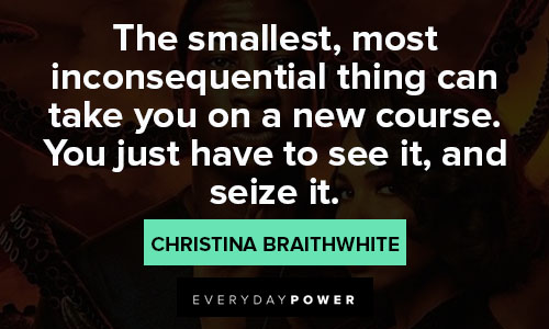 Lovecraft Country quotes from Christina Braithwhite