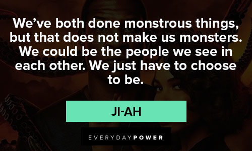 Lovecraft Country quotes from Ji-Ah